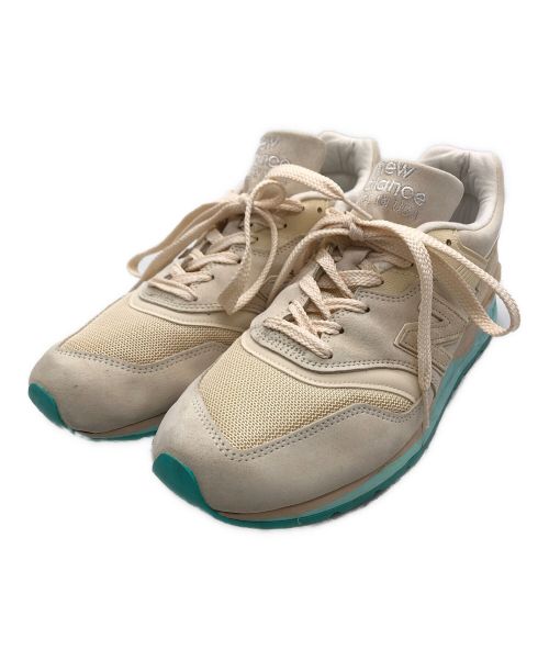 NEW BALANCE（ニューバランス）NEW BALANCE (ニューバランス) スニーカー ベージュ×ブルー サイズ:29cmの古着・服飾アイテム