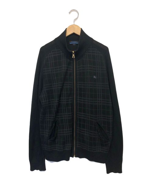 BURBERRY BLUE LABEL（バーバリーブルーレーベル）BURBERRY BLUE LABEL (バーバリーブルーレーベル) ジップブルゾン ブラック サイズ:Lの古着・服飾アイテム