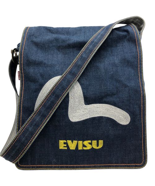 EVISU（エビス）EVISU (エビス) デニムショルダーバッグ インディゴの古着・服飾アイテム