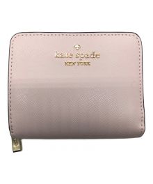 Kate Spade（ケイトスペード）の古着「2つ折り財布」｜ピンク