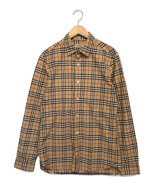 BURBERRY（バーバリー）BURBERRY (バーバリー) 長袖シャツ ブラウン サイズ:Sの古着・服飾アイテム