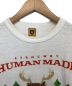 HUMAN MADE (ヒューマンメイド) 半袖カットソー ホワイト サイズ:L：10000円