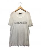 BALMAINバルマン）の古着「Tシャツ」｜ホワイト