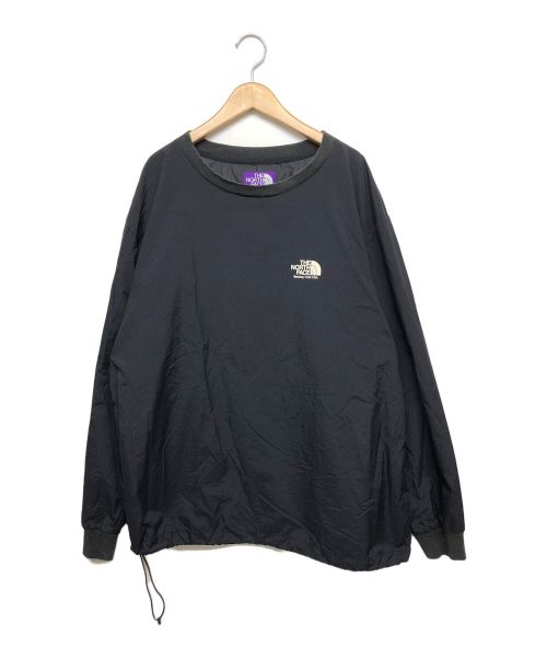 THE NORTHFACE PURPLELABEL（ザ・ノースフェイス パープルレーベル）THE NORTHFACE PURPLELABEL (ザ・ノースフェイス パープルレーベル) ナイロンロングTシャツ ブラック サイズ:XLの古着・服飾アイテム