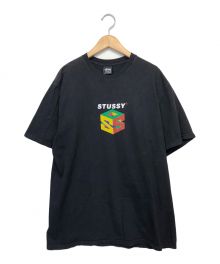 OLD STUSSY（オールドステューシー）の古着「半袖プリントTシャツ」｜ブラック