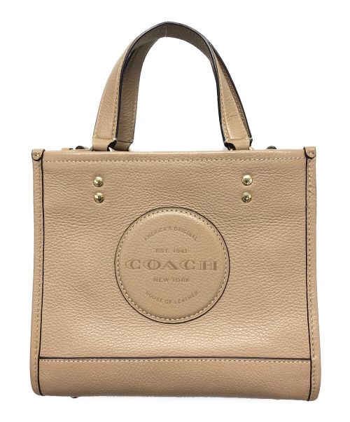 COACH（コーチ）COACH (コーチ) 2WAYショルダーバッグ ベージュの古着・服飾アイテム