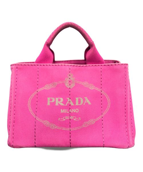 PRADA（プラダ）PRADA (プラダ) 2WAYバッグ ショッキングピンクの古着・服飾アイテム