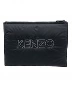 KENZOケンゾー）の古着「Nylon Tiger Embroidered Large Pouch」｜ブラック