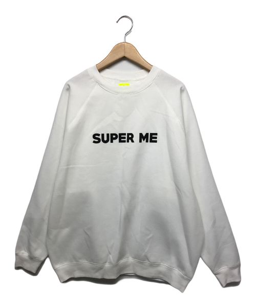 WCJ（ダブルシージェイ）WCJ (ダブルシージェイ) SUPER ME SWEAT TOP ホワイト サイズ:FREEの古着・服飾アイテム