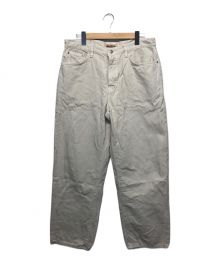 stussy bigol jean（stussy bigol jean）の古着「BIG OL' JEAN WASHED CANVAS」｜ホワイト