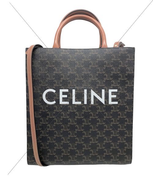 CELINE（セリーヌ）CELINE (セリーヌ) 2WAYバッグ ブラウンの古着・服飾アイテム