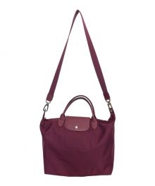 LONGCHAMP（ロンシャン）の古着「2WAYバッグ」｜パープル