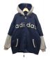 adidas（アディダス）の古着「90'sヴィンテージパーカー」｜ネイビー×グレー