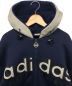 adidas (アディダス) 90'sヴィンテージパーカー ネイビー×グレー サイズ:M：8000円