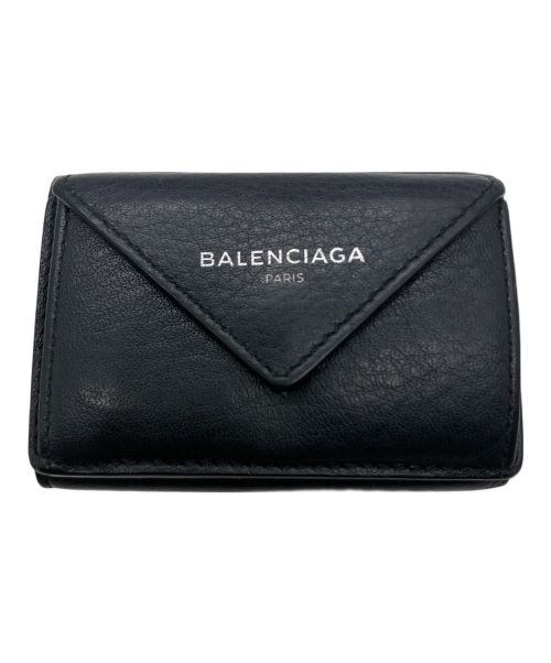 BALENCIAGA（バレンシアガ）BALENCIAGA (バレンシアガ) 3つ折り財布 ブラックの古着・服飾アイテム