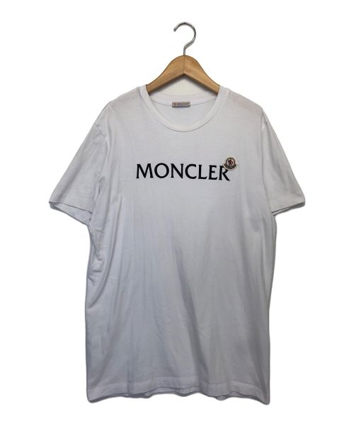 MONCLER（モンクレール）MONCLER (モンクレール) ロゴワッペンTシャツ ホワイト サイズ:Mの古着・服飾アイテム