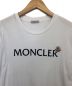 MONCLER (モンクレール) ロゴワッペンTシャツ ホワイト サイズ:M：22000円