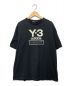 Y-3（ワイスリー）の古着「Tシャツ」｜ブラック