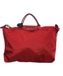 LONGCHAMP（ロンシャン）の古着「ボストンバッグ」｜レッド