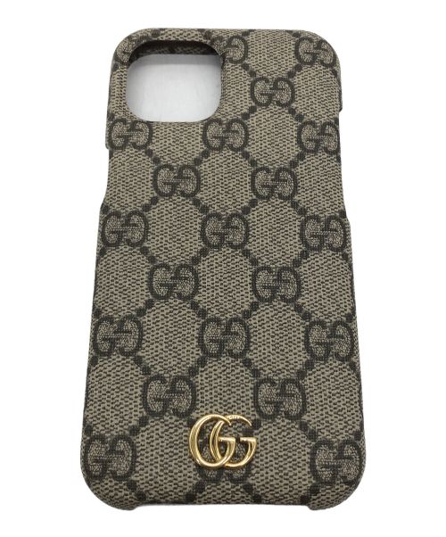 GUCCI（グッチ）GUCCI (グッチ) 〔オフィディア〕iPhone 15 ケース ブラウンの古着・服飾アイテム