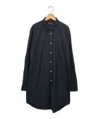 COMME des GARCONS HOMME PLUSコムデギャルソンオムプリュス）の古着「ロングシャツ」｜ブラック