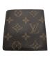 LOUIS VUITTON (ルイ ヴィトン) 2つ折り札入れ ブラウン：9000円