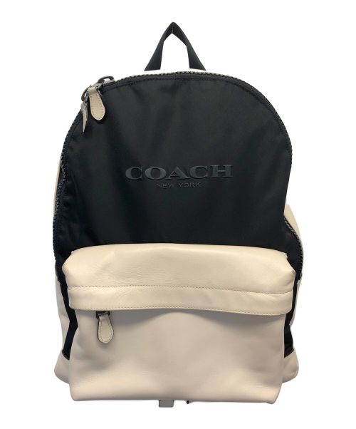 COACH（コーチ）COACH (コーチ) リュック ブラック×ベージュの古着・服飾アイテム