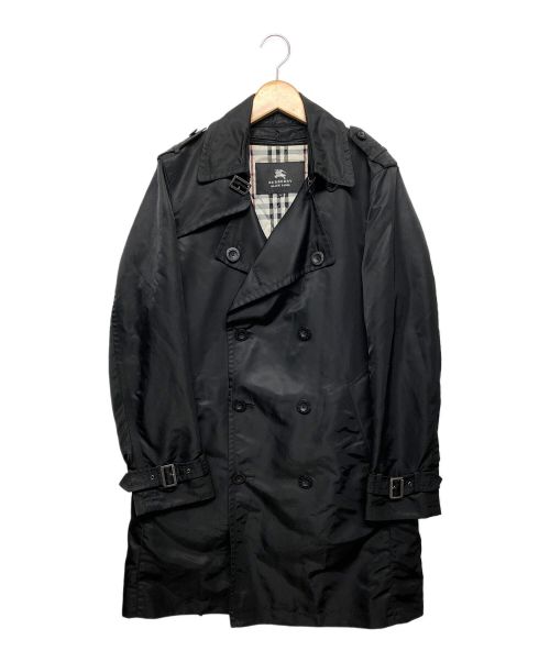 BURBERRY BLACK LABEL（バーバリーブラックレーベル）BURBERRY BLACK LABEL (バーバリーブラックレーベル) ライナー付トレンチコート ブラック サイズ:Mの古着・服飾アイテム