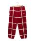 SUPREME（シュプリーム）の古着「GRID TAPING VELOUR PANTS」｜レッド×ホワイト