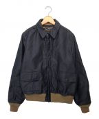 BUZZ RICKSON'Sバズリクソンズ）の古着「AVIATION ASSOCIATES JUNGLE CLOTH A-2」｜ネイビー