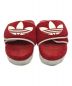 adidas (アディダス) GUCCI (グッチ) GGプラットフォームサンダル レッド サイズ:7：30000円