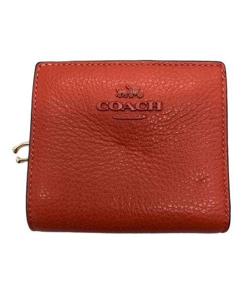 COACH（コーチ）COACH (コーチ) 2つ折り財布 レッドの古着・服飾アイテム