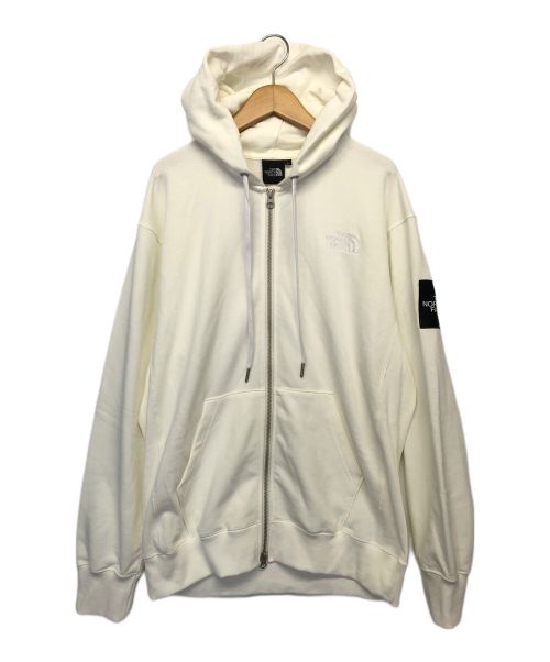 THE NORTH FACE（ザ ノース フェイス）THE NORTH FACE (ザ ノース フェイス) ジップパーカー ホワイト サイズ:Lの古着・服飾アイテム