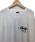 stussy (ステューシー) 長袖カットソー ホワイト サイズ:XL：10000円