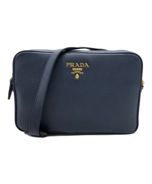 PRADA（プラダ）PRADA (プラダ) ショルダーバッグ ネイビーの古着・服飾アイテム