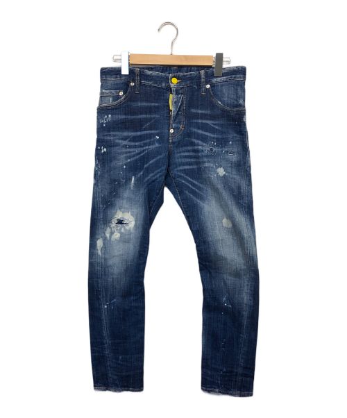 DSQUARED2（ディースクエアード）DSQUARED2 (ディースクエアード) Sexy Twist Jean インディゴ サイズ:44の古着・服飾アイテム