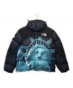 SUPREME×THE NORTH FACEシュプリーム×ザ ノース フェイス）の古着「ダウンジャケット」｜ブルー×ブラック