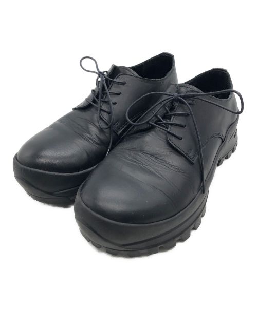 PADRONE（パドローネ）PADRONE (パドローネ) DERBY PLAIN TOE SHOES ブラック サイズ:41の古着・服飾アイテム