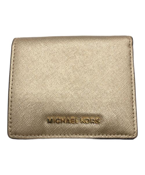 MICHAEL KORS（マイケルコース）MICHAEL KORS (マイケルコース) 財布 ゴールドの古着・服飾アイテム