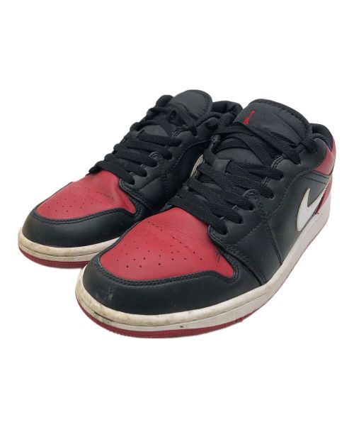 NIKE（ナイキ）NIKE (ナイキ) AIR JORDAN 1 LOW ブラック×レッド サイズ:26cmの古着・服飾アイテム