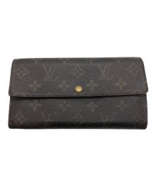 LOUIS VUITTON（ルイ ヴィトン）の古着「長財布」｜ブラウン