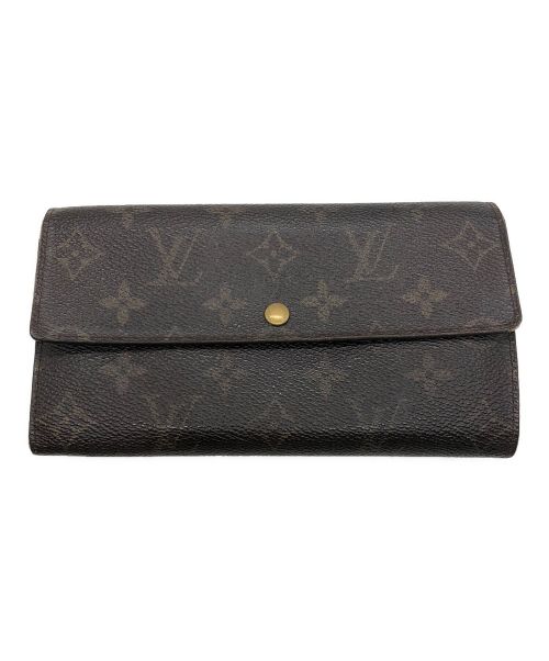 LOUIS VUITTON（ルイ ヴィトン）LOUIS VUITTON (ルイ ヴィトン) 長財布 ブラウンの古着・服飾アイテム