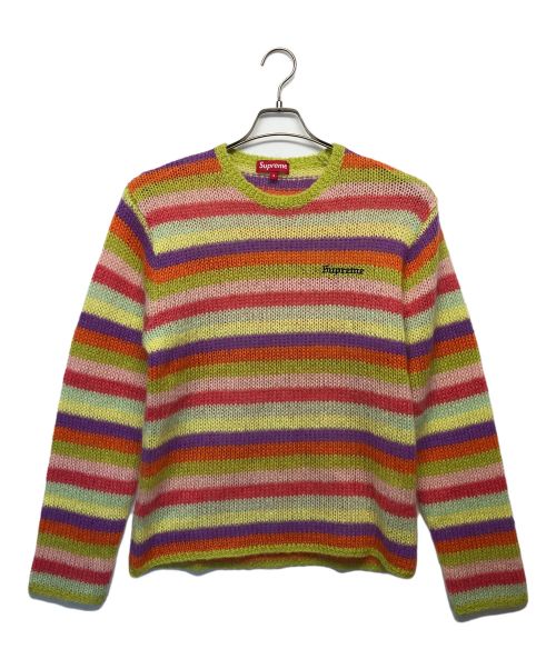 SUPREME（シュプリーム）SUPREME (シュプリーム) stripe mohair sweater マルチカラー サイズ:Sの古着・服飾アイテム