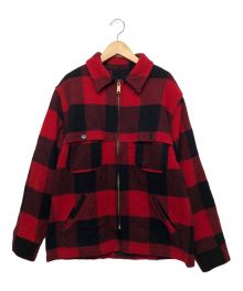 WOOLRICH（ウールリッチ）の古着「ジャケット」｜ブラック×レッド