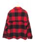 WOOLRICH (ウールリッチ) ジャケット ブラック×レッド サイズ:L：12000円