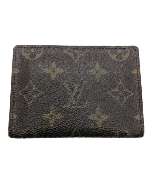 LOUIS VUITTON（ルイ ヴィトン）LOUIS VUITTON (ルイ ヴィトン) ポルト2カルト・ヴェルティカル　M60533 ブラウンの古着・服飾アイテム