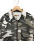 stussy (ステューシー) CAMO ZIP WORK JACKET グレー サイズ:L：20000円