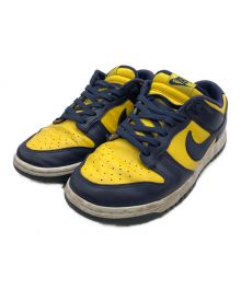 NIKE（ナイキ）の古着「DUNK LOW "MICHIGAN"」｜イエロー×ネイビー