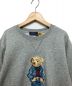 POLO RALPH LAUREN (ポロ・ラルフローレン) プリントスウェット ライトグレー サイズ:L 未使用品：20000円