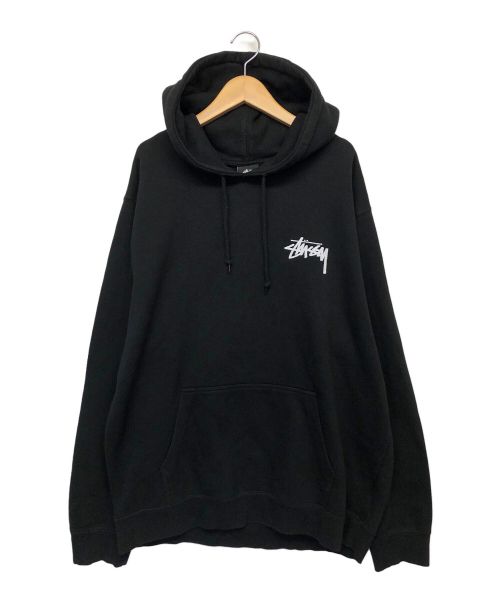 stussy（ステューシー）stussy (ステューシー) パーカー ブラック サイズ:XLの古着・服飾アイテム